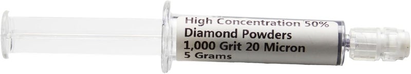 T-MAX 20 Micron 50% Concentration 1000 Grit 5 Gram Diamond Lapping Paste Polishing Compound Syringes Lapping Metals for Jewelry, Metal, Ring, Gemstone, Glass, Coin - Image 4